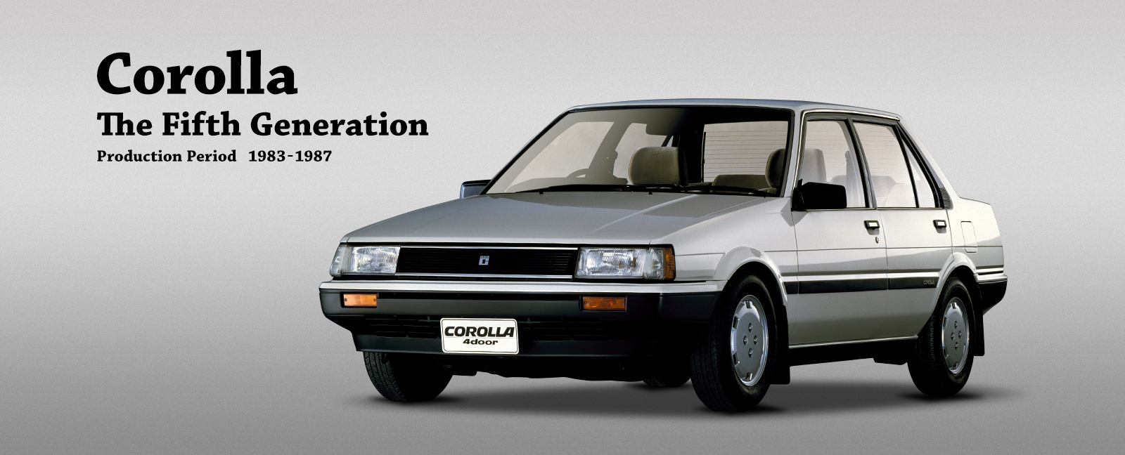 Toyota Corolla 5. generáció Az ötödik generációs Toyota Corolla Forrás: Toyota Global
