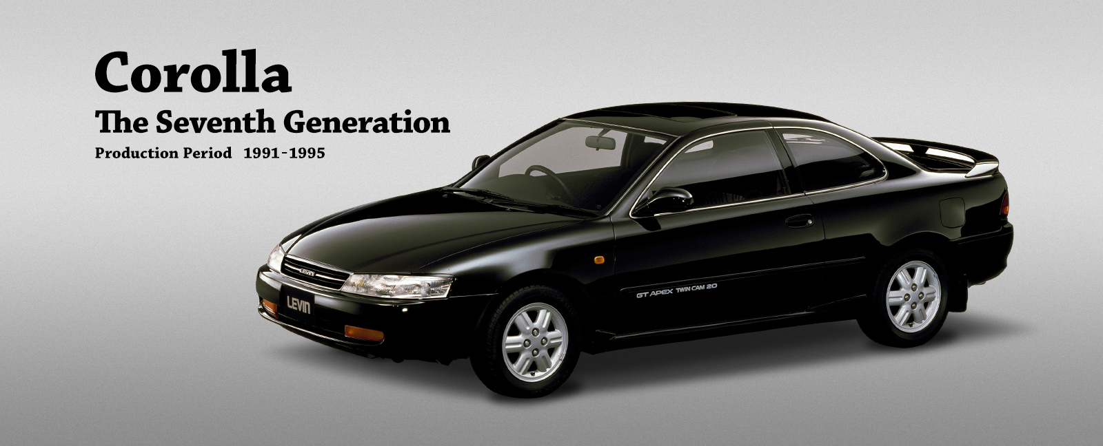 Toyota Corolla 7. generáció A hetedik generációs Toyota Corolla Forrás: Toyota Global