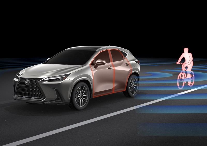 A Lexus holttérfigyelő rendszere