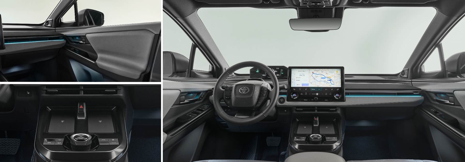 A Toyota C-HR+ belső tere igazán prémium érzetet nyújt.