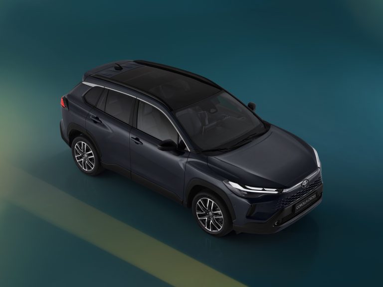 A Toyota Corolla Cross 2025-ös verziója.